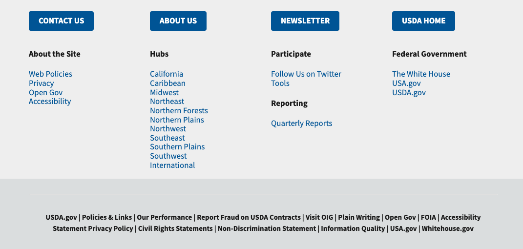 Image showing the footer block, which can be interpreted by screen reader programs by navigating to the bottom of this page 