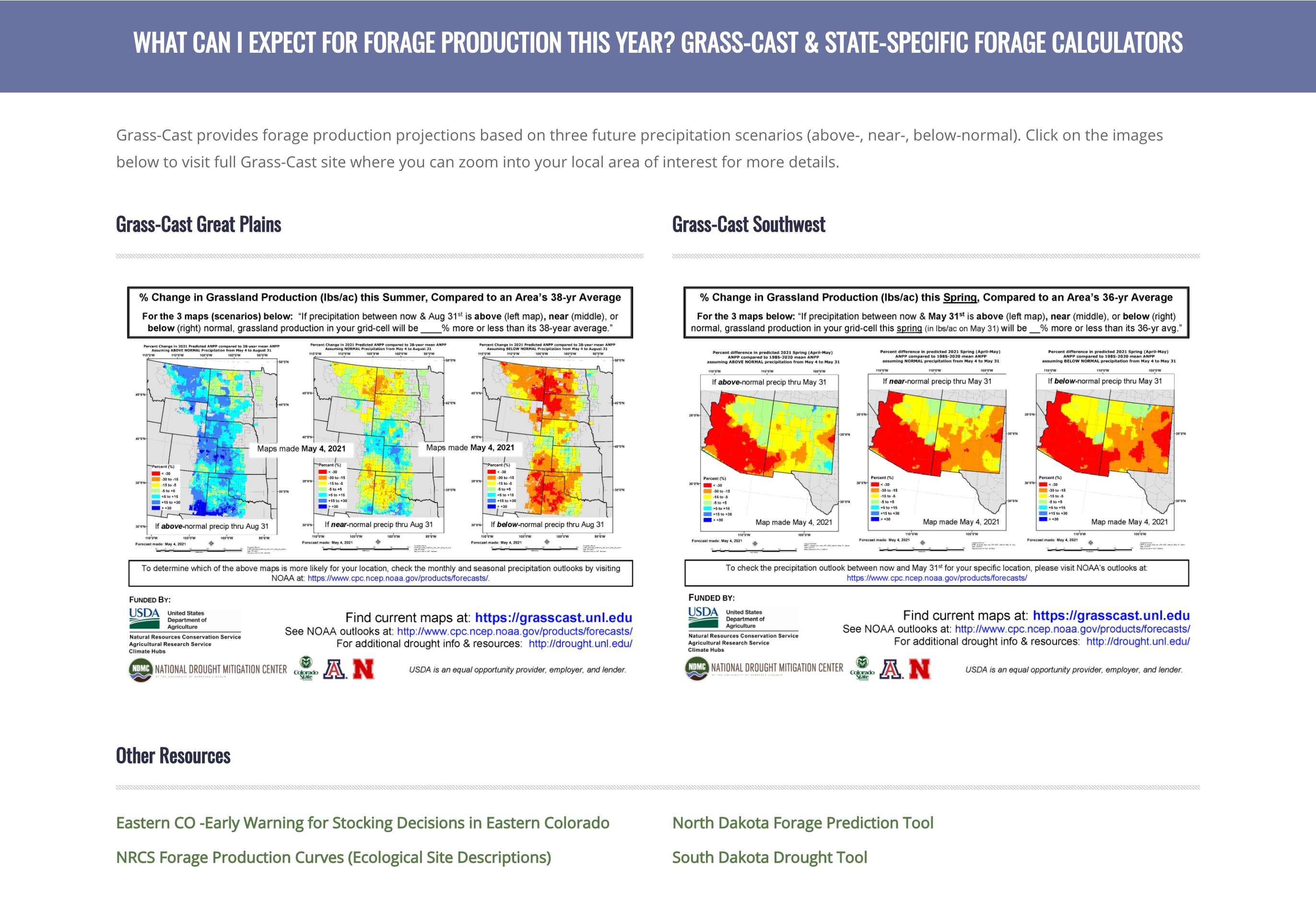 Ranch Drought Monitoring Dashboard