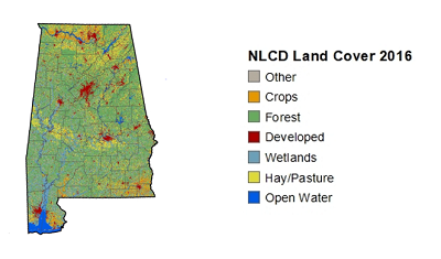 Alabama land cover