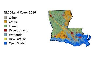 Louisiana Cover Map