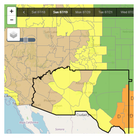 National 7-Day Significant Fire Potential