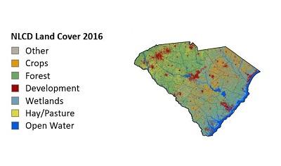 South Carolina Cover Map