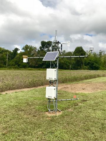 Pamunkey tribe weather station in Virginia