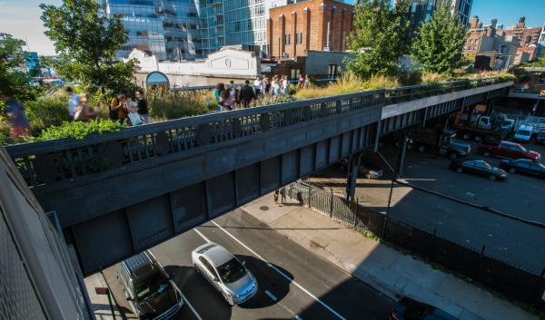 The High Line is a green space in New York City