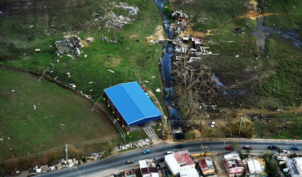 Hurricane Maria damage to Puerto Rico