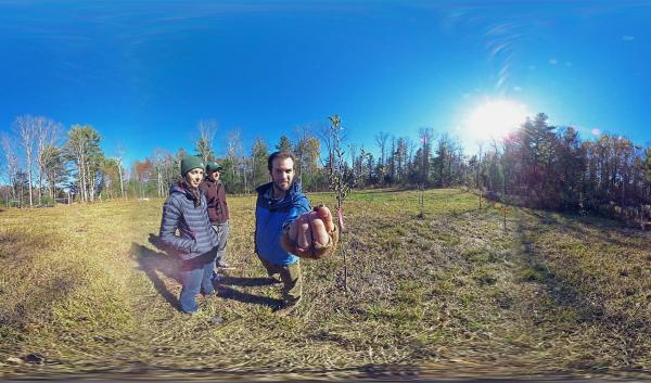 scene from yale-myers forest orchard virtual tour