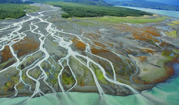 Grewingk Glacier River, Kachemak Bay, Cook Inlet. June 24, 2019. Credit: Create Commons Image from shorezone.org